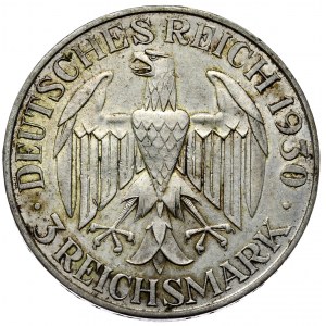 Niemcy, Republika Weimarska, 3 marki 1930 A, Berlin, Graf Zeppelin