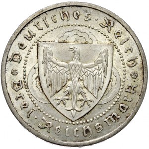Niemcy, Republika Weimarska, 3 marki 1930 A, Berlin, Vogelweide