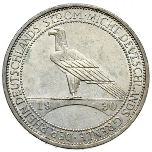 Niemcy, Republika Weimarska, 3 marki 1930 D, Monachium - Odzyskanie Nadrenii