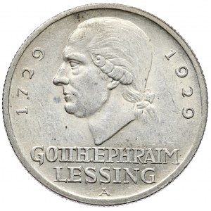 Niemcy, Republika Weimarska, 3 marki 1929 A, Berlin, G. Lessing