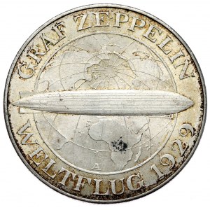 Niemcy, Republika Weimarska, 5 marek 1930 A, Berlin, Graf Zeppelin