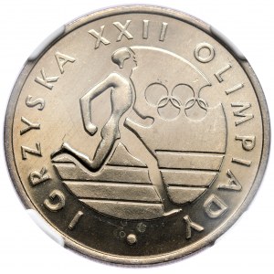 PRL, 20 złotych 1980, olimpiada w Moskwie, NGC MS66