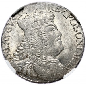 August III, Crown Ort 1756, Leipzig, rarer bust