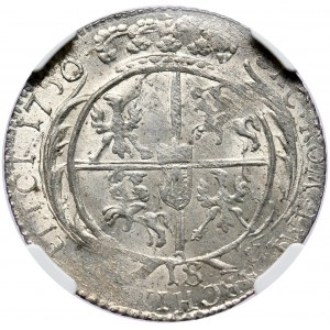 August III, Crown Ort 1756, Leipzig, rarer bust