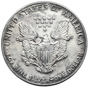 1 oz 1991 USA dolar Liberty Silver Eagle, uncja 999 AG
