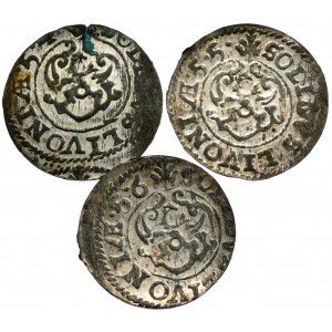 Szwedzka okupacja, 3 szelągów Karola Gustawa 1654-56, Liwonia