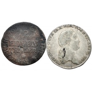 Zestaw 1/12 talara 1763 i 1/12 talara 1790, Polska, Saksonia