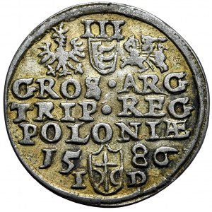 Stefan Batory, Trojak 1586, Olkusz