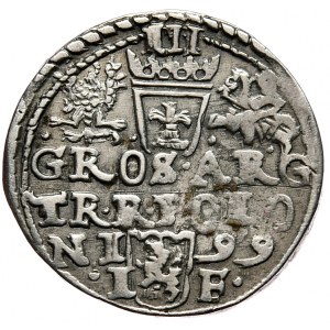 Zygmunt III Waza, trojak 1599, Olkusz