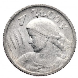 II Rzeczpospolita, 1 złoty 1924 Kobieta i kłosy