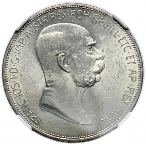 Austro-Węgry, Franciszek Józef I, 5 koron 1908, Wiedeń