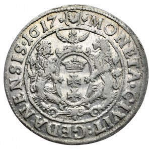 Sigismund III. Vasa, ort 1617, Danzig