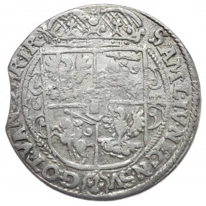Sigismund III. Vasa, ort 1622, Bydgoszcz, PRVSM+, Punkte am Fuß der Krone, Doppelfehler auf der Rückseite