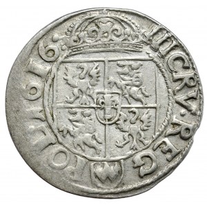 Sigismund III. Wasa, Trzykrucierzówka (3 krajcary) 1616, Krakau, Druckfehler - umgekehrte Nummer 3