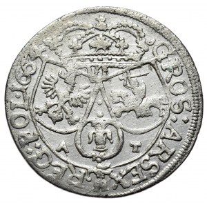 Johannes II. Kasimir, Sixpence 1664 AT, Krakau