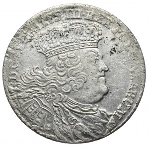 August III, zwei Zloty, 8 Grosze 1753, Leipzig