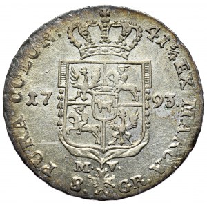 Stanislaw August Poniatowski, Two-dollar coin 1793.