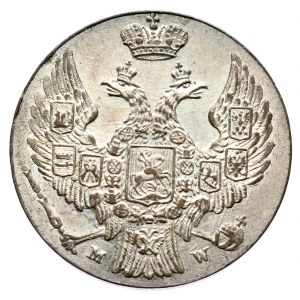 Russische Teilung, Nikolaus I., 10 groszy 1840 MW, Warschau