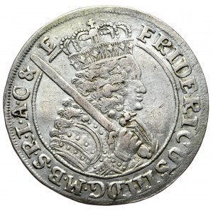 Preußen (Herzogtum), Friedrich III, ort 1700 CG, Königsberg, sehr seltener Jahrgang