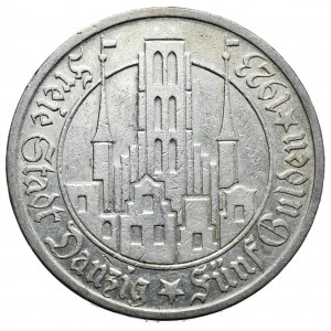 Freie Stadt Danzig, 5 Gulden 1923, St. Marienkirche, Utrecht