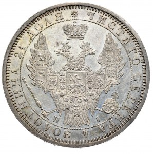 Russland, Nikolaus I., Rubel 1854 СПБ HI, St. Petersburg