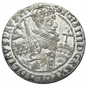 Sigismund III. Vasa, orth 1622, Bydgoszcz, PRVS.M+, Pogo mit Kurzschwert