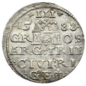 Sigismund III. Vasa, Trojak 1588, Riga