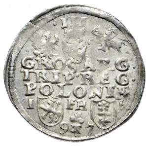 Sigismund III Vasa, trojak 1597, Poznań