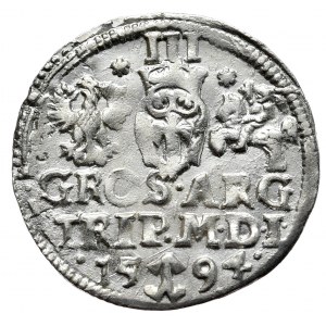 Sigismund III Vasa, trojak 1594, Vilnius