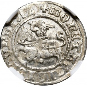 Sigismund I. der Alte, halber Pfennig 1512, Vilnius