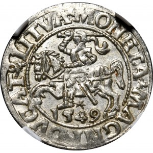 Sigismund II Augustus, half-penny 1549, Vilnius LI/LITVA