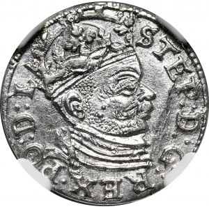 Stefan Batory, Trojak 1583, Riga
