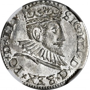 Zygmunt III Waza, trojak 1593 Ryga