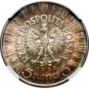 5 Gold 1938 Piłsudski