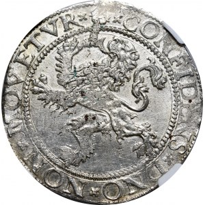 Netherlands, Netherlands, 1576 Lion thaler, first vintage of issue, excellent