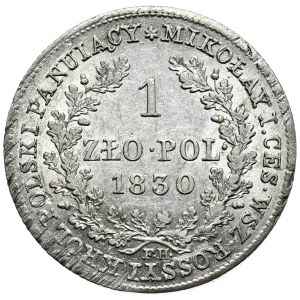 Królestwo Kongresowe, Mikołaj I, 1 złoty 1830 FH, Warszawa