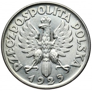 Zweite Republik, 2 Zloty 1925 ohne Punkt, Philadelphia