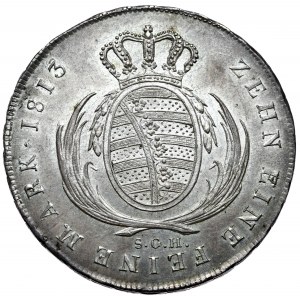 Saksonia, Fryderyk August III, talar 1813 SGH, Drezno