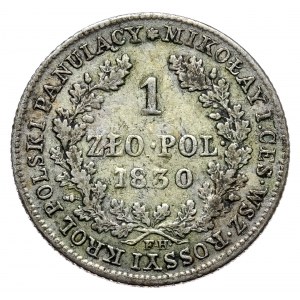 Królestwo Kongresowe, Mikołaj I, 1 złoty 1830 FH, Warszawa