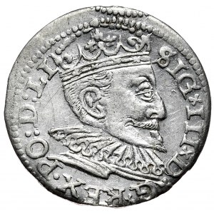 Sigismund III. Vasa, Trojak 1595, Riga , Schön