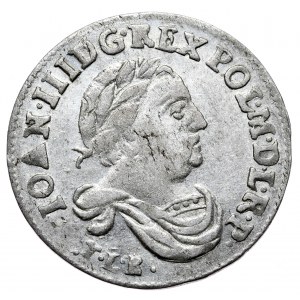 John III Sobieski, sixpence 1683, Bydgoszcz, Leliwa coat of arms