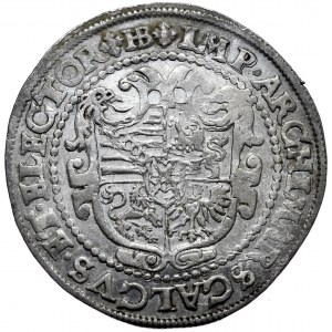 Niemcy, Saksonia. Krystian I. Półtalar 1586 HB, Drezno, pierwszy rocznik. Piękny