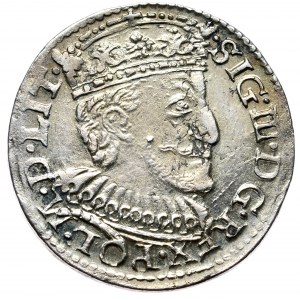 Sigismund III Vasa, Trojak Olkusz 1591 - large head