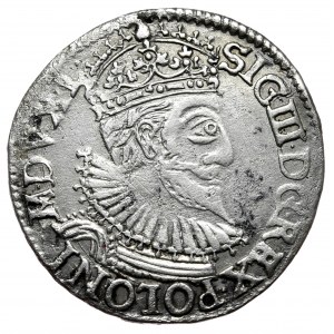 Sigismund III Vasa, Trojak 1592, Olkusz - sehr selten R3