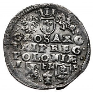 Sigismund III. Vasa, Trojak Poznań 1596 - Datum oben