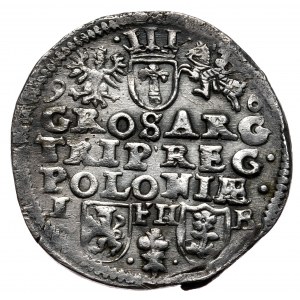 Sigismund III Vasa, Trojak Poznań 1596 - date at the top