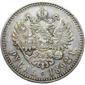 Rosja, Aleksander III, rubel 1892 AГ, Petersburg