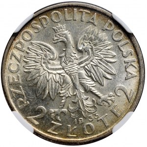 Die Zweite Polnische Republik, 2 Zloty 1933 Frau