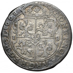 Jan II Kazimierz, ort 1668 TLB, Bydgoszcz z błędem REE zamiast REX, nieopisany w katalogach