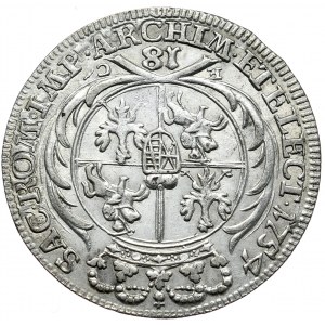 August III, ort 1754 EC, Leipzig, reverse 180 degrees